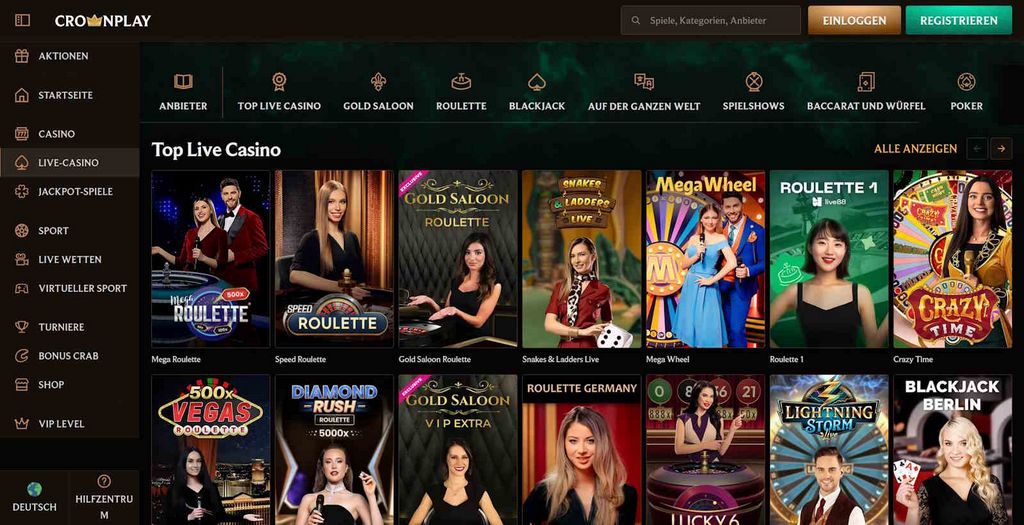 CrownPlay Casino site