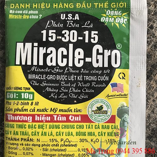 ảnh Phân bón Miracle - Gro